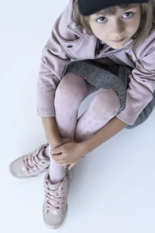 Rajstopy dziewczęce w listki 40 den Berenika