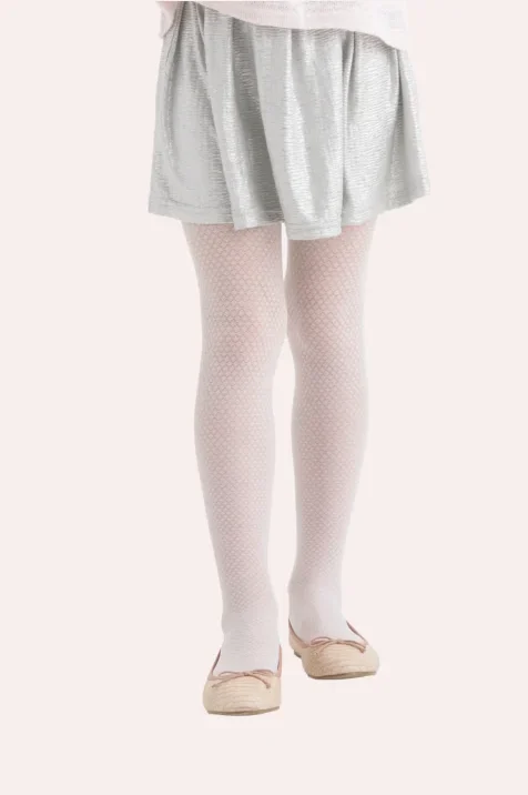 Rajstopy dziewczęce w drobne rombiki 20 den Blanca