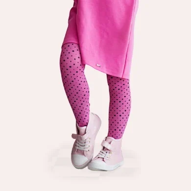 Rajstopy dziewczęce w kropki 40 den Bubbles