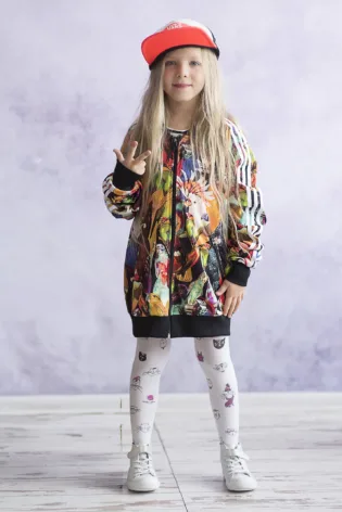 Rajstopy dziewczęce w koty 40 den Crazy Cat