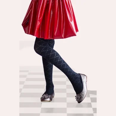 Rajstopy dziewczęce wzorzyste 40 den Emi