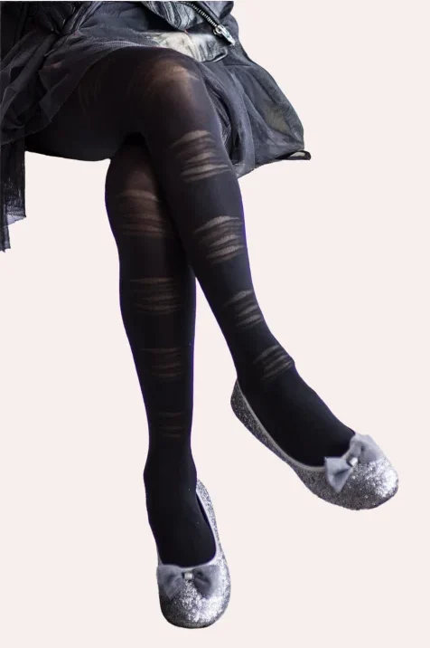 Rajstopy dziewczęce z przetarciami 40 den Extravert Junior