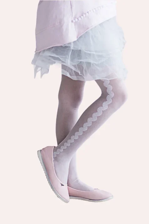 Rajstopy dziewczęce wzorzyste 20 den Fabiana