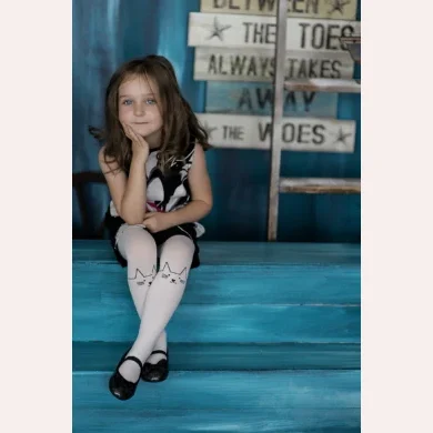 Rajstopy dziewczęce z motywem kota 40 den Fifi