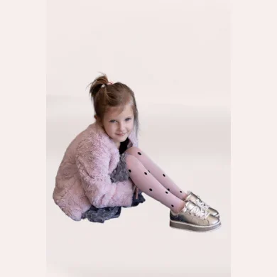 Rajstopy dziewczęce w kropki 40 den Gosia