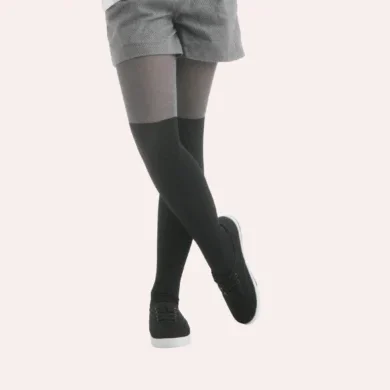 Rajstopy dziewczęce imitujące zakolanówki Graffiti 50 den