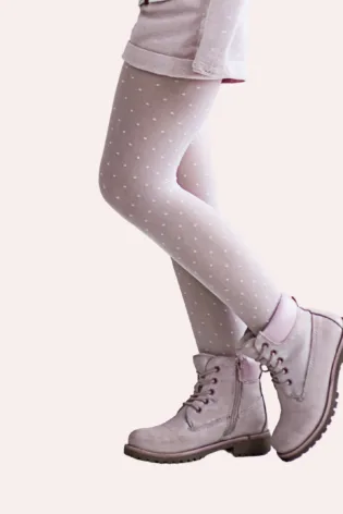 Rajstopy dziewczęce w kropki 20 den Ines