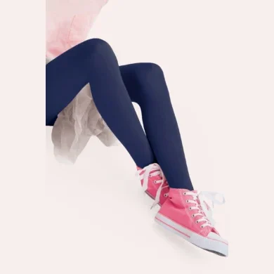 Rajstopy dziewczęce gładkie Mary blue marino