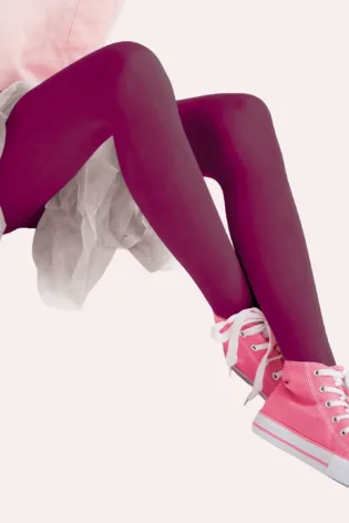 Rajstopy dziewczęce gładkie Mary fuksja