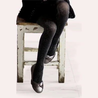 Rajstopy dziewczęce kryjące z lurexem 60 den Moya