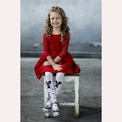 Rajstopy dziewczęce z myszką Norka