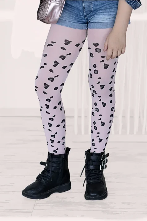 Rajstopy dziewczęce w cętki 40 den Sierra