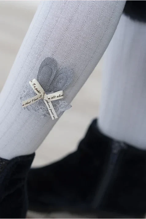 Rajstopy dziewczęce bambusowe z króliczkiem Trixy