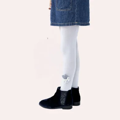 Rajstopy dziewczęce bambusowe z króliczkiem Trixy