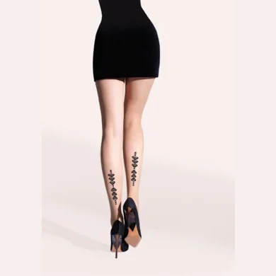 Rajstopy z serduszkami na łydkach 20 den Arise