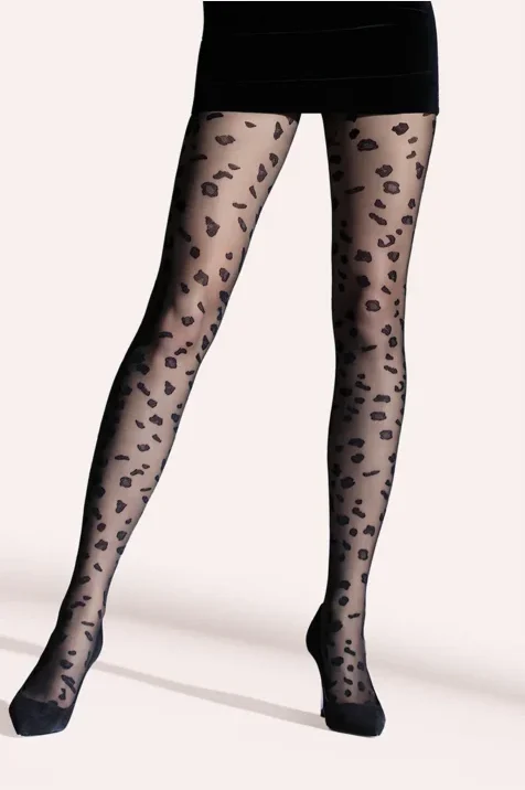Rajstopy w cętki 20 den Panther