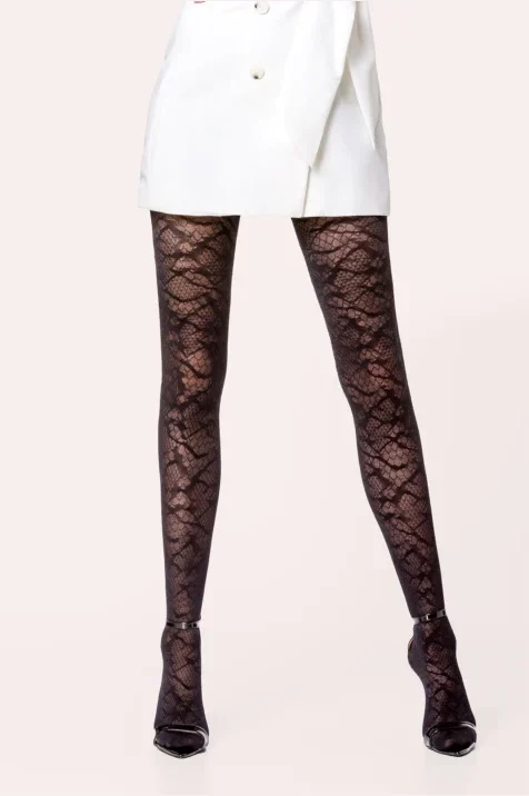 Rajstopy w zwierzęcy wzór Snake