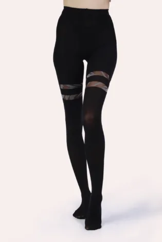 Rajstopy ze wzorzystymi paskami 50 den Stripes