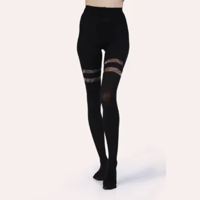 Rajstopy ze wzorzystymi paskami 50 den Stripes