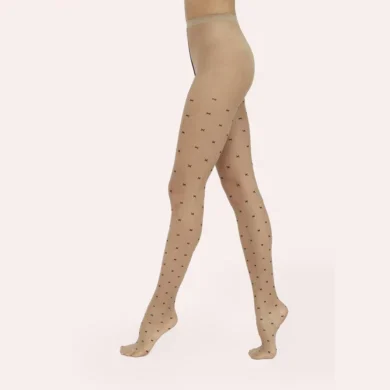 Rajstopy wzorzyste 20 den Thistle