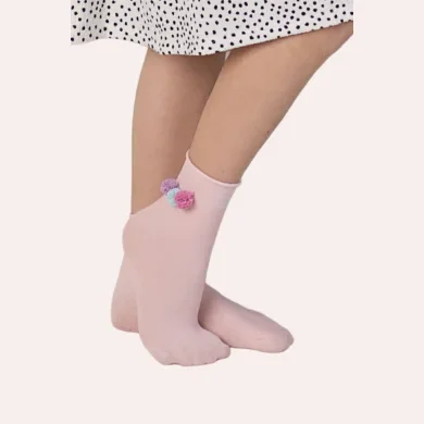 Skarpetki dziewczęce z pomponikami Tutti