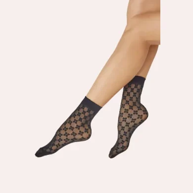 Skarpetki damskie wzorzyste 20 den Ivvy