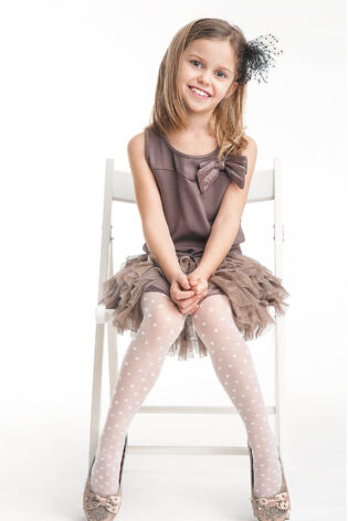 Rajstopy dziewczęce w serduszka 20 den Sweety