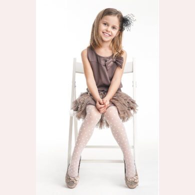 Rajstopy dziewczęce w serduszka 20 den Sweety