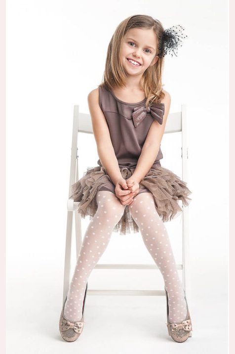 Rajstopy dziewczęce w serduszka 20 den Sweety