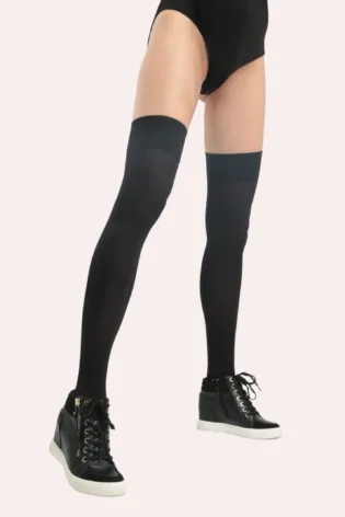 Gładkie zakolanówki z mikrofibry