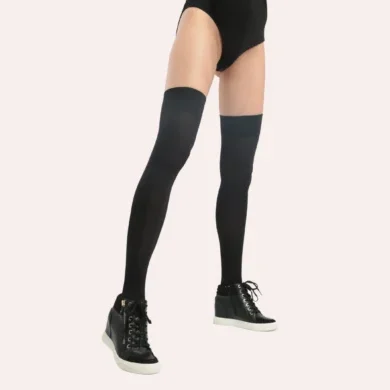 Gładkie zakolanówki z mikrofibry