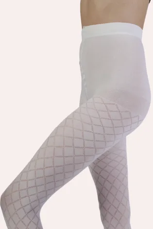 Rajstopy w romby 50 den Diamora