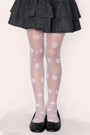 Rajstopy w duże kropy