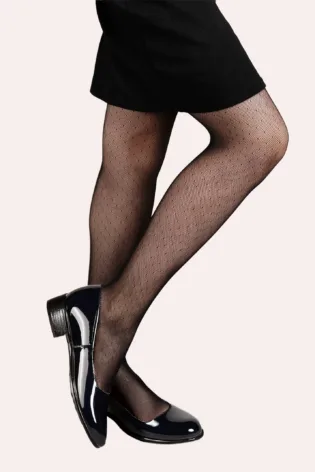 Facelia rajstopy dziewczęce kabaretkowe czarne