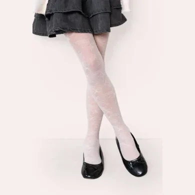 Rajstopy dziewczęce koronkowe Lorena