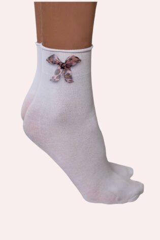 Skarpetki dziewczęce z kokardką Avai