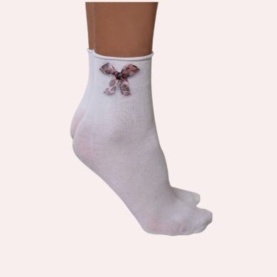 Skarpetki dziewczęce z kokardką Avai