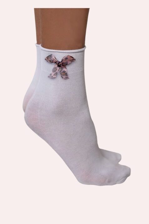 Skarpetki dziewczęce z kokardką Avai